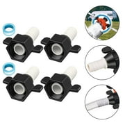 4XStraight Swivel RV Water Pump Fittings 1/2 PEX Fittings for Water Pump Filters